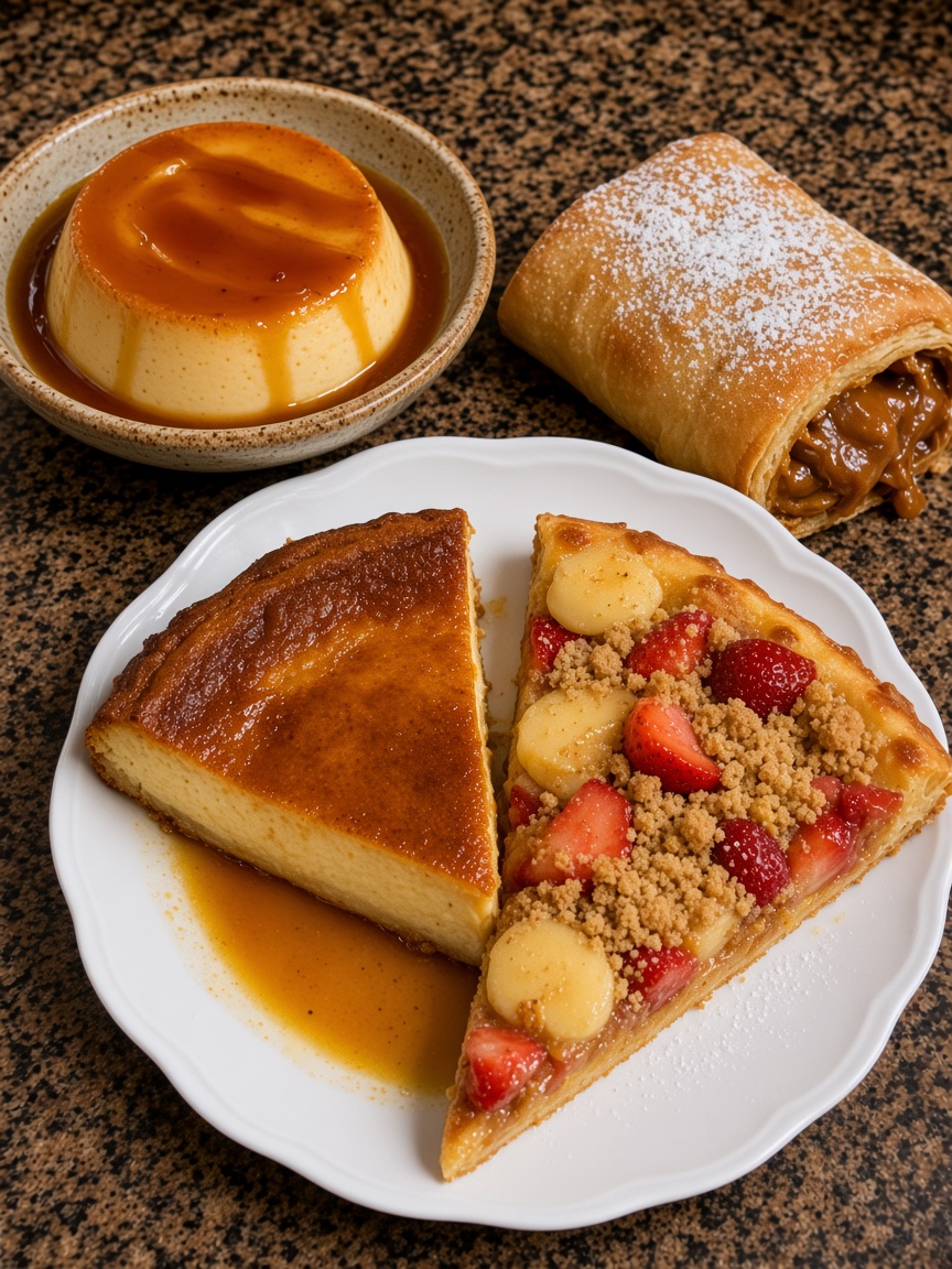 Postres caseros de la casa